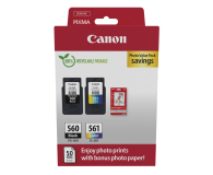 Canon Zestaw 2 tuszów PG-560 + CL-561 + papier foto 50 szt - 1227035 - zdjęcie 1
